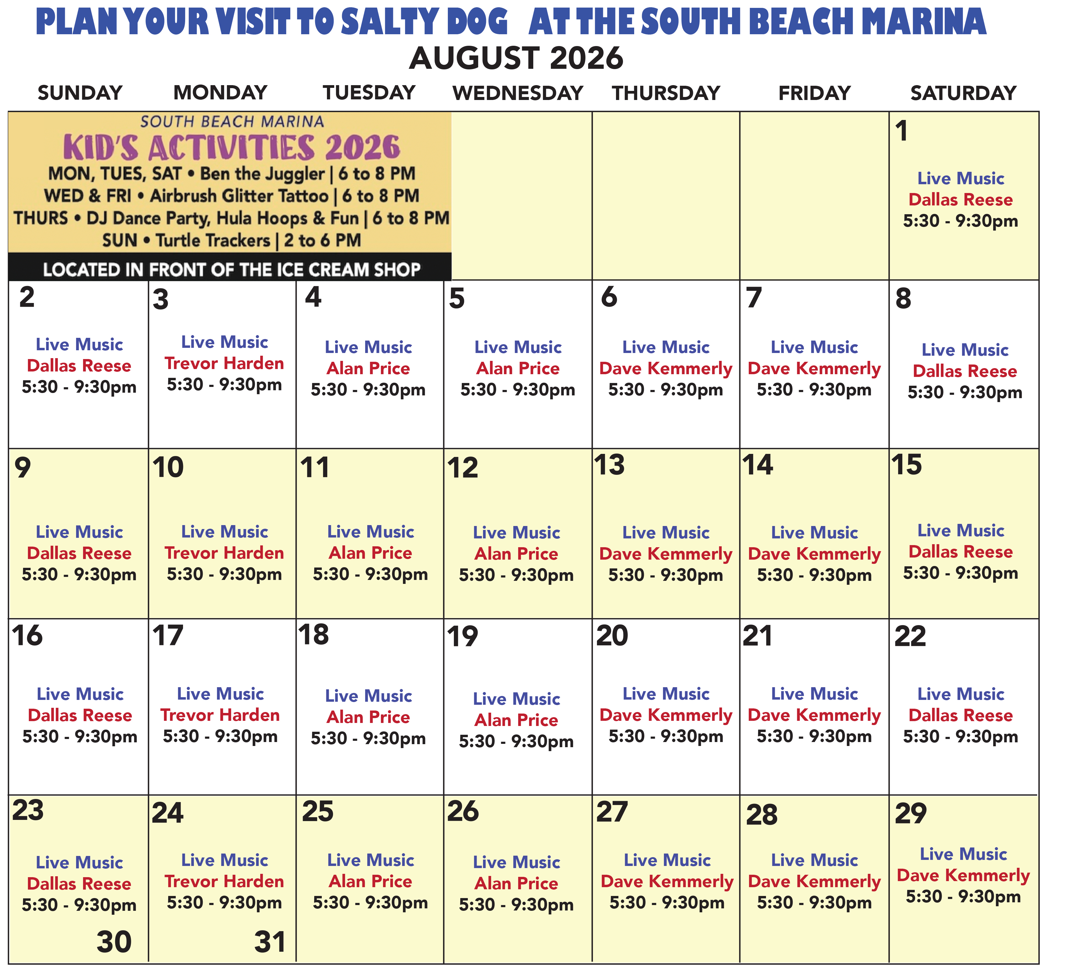 Special Events